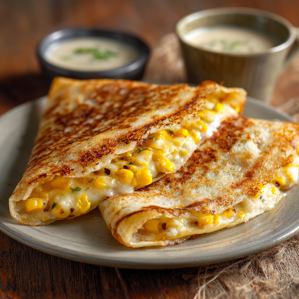 Cheese Corn Dosa